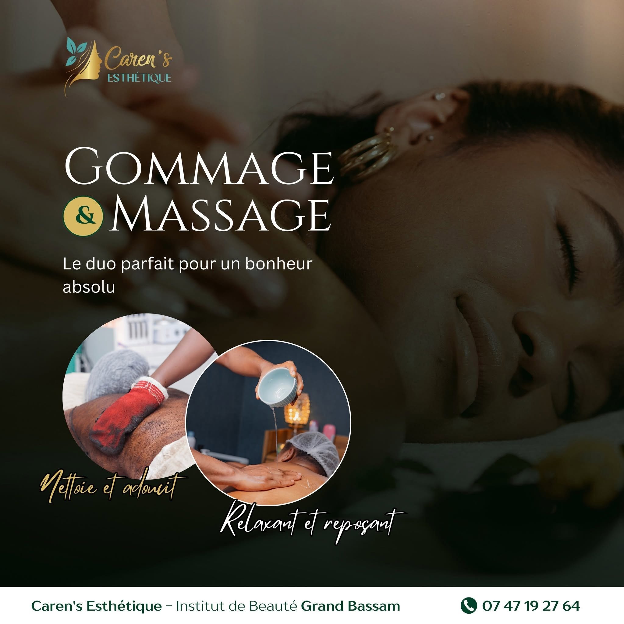 Gommage et massage, le duo parfait — Formules Caren's